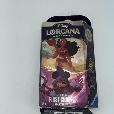 lorcana starter deck the first chapter decks Lorcana Disney Lorcana TCG: Starter you can bring different colors of ink to life in the image of classic Disney characters and magic spells Disney Lorcana TCG: The first