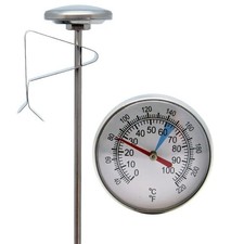 Milk Thermometer For Frothing Jug & Perfect Coffees Lattes Including Handy Clip