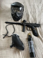 Never Used Paintball Gun Plus Mask Kit With Tank
