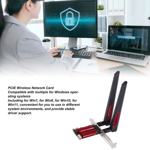 7260AC Pro PCIE WiFi Card 1200Mbps 2.4G 5G Dual Band BT4.0 PCIE Wireless Netw FY - Afbeelding 11 van 22