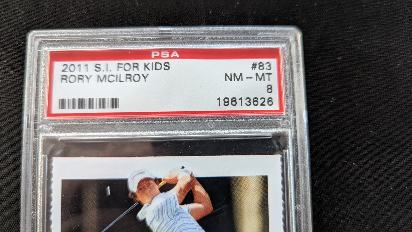 2011 Si FOR KIDS Rory Mcilroy ROOKIE CARD # 83  MCILROY PSA GRADED 8 view 2