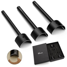 3 Sizes Leather Corner Punch, Half-Round Punch Set, Leather Belt End Punch Tool,