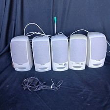 Boston Acoustics Computer Speakers Lot Of 5 Speakers With Cords Parts Repair
