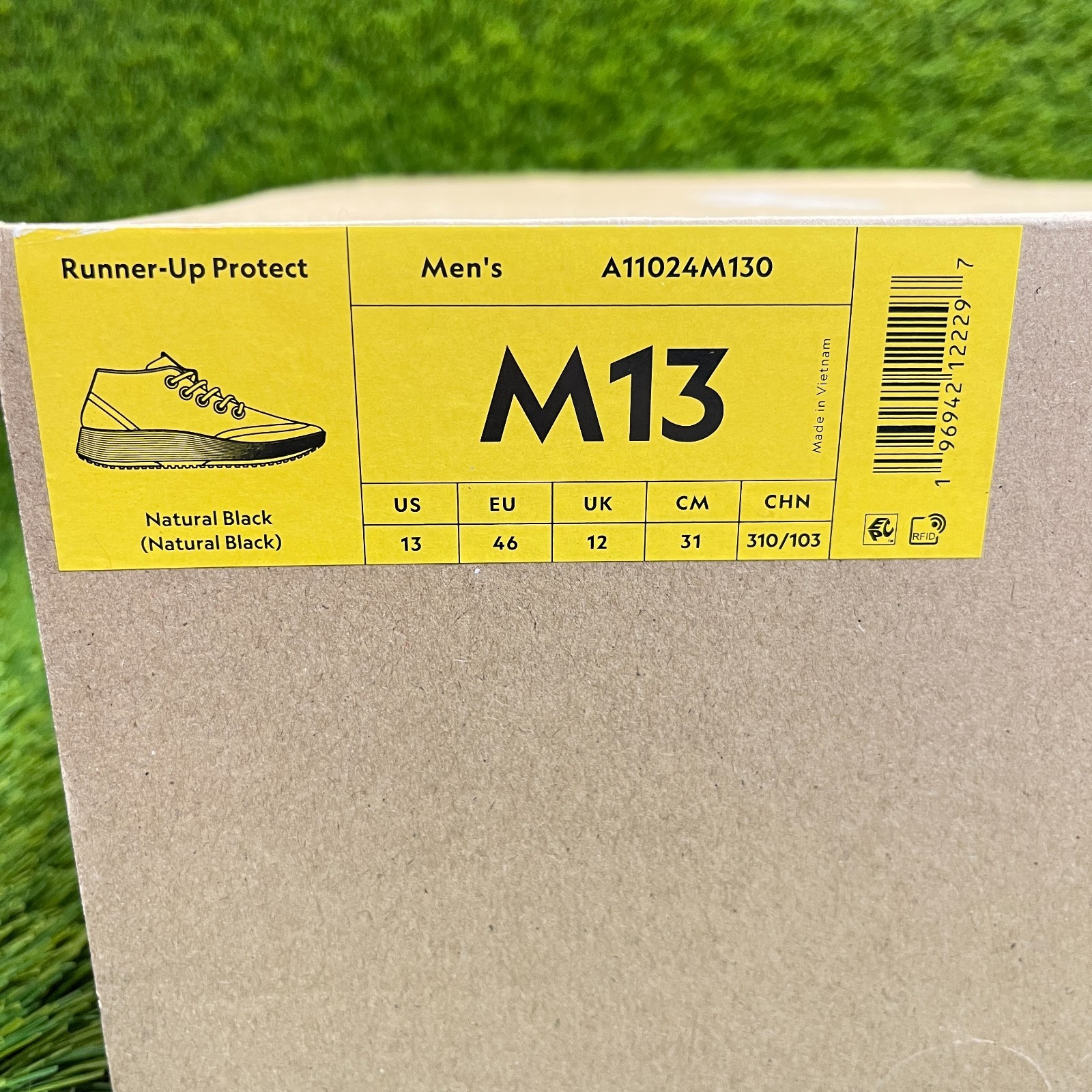 Allbirds Runner-Up Protect Mens Size 13 Black Athletic Running Shoes Sneakers 10