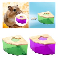 Vasca da bagno per criceti in acrilico per piccoli animali Cincilla Criceto