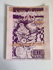 Nirvana Tad Concert Poster REPRINT 8.5 x11 Kennel Club San Francisco CA 1990