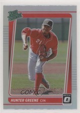 2021 Panini Donruss Optic Rated Prospects Holo Prizm Hunter Greene #RP13 4l3