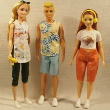 *Mattel*Barbie*3er Set Hybridpuppen*Millie, Ken & Alec*unbespielt/wie neu*noMTM*