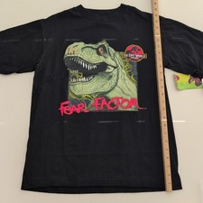 1997 Jurassic Park The Lost World T-shirt Fear Factor T-Rex Kids Xlarge NWT