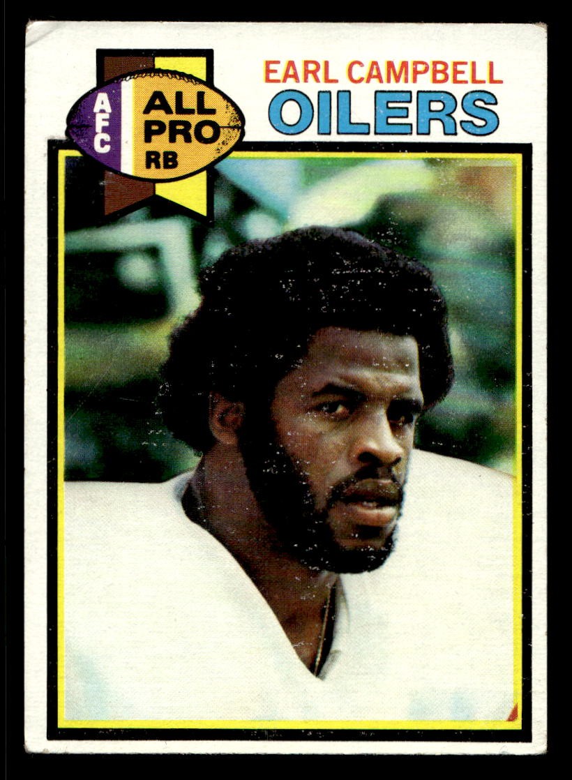 1979 Topps #390 Earl Campbell Houston Oilers RC EX-MINT NO RESERVE!