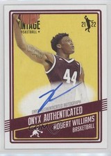 2021-22 Onyx Vintage Auto Robert Williams III #VARW Auto 4z8