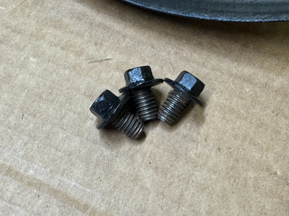 87-93 Ford Mustang escudos contra poeira de freio eixos dianteiros eixo rotor de fábrica fabricante de equipamento original - Imagem 3 de 4