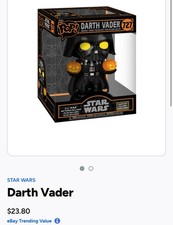 Funko Pop! Figura iluminada Super #727 Star Wars Darth Vader