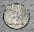 1874-S Trade Dollar Chopmarked #EPS8