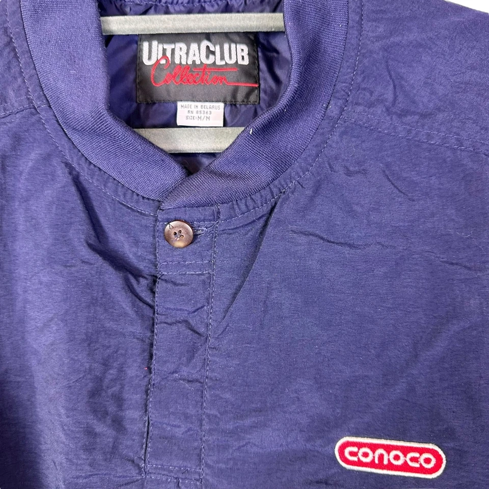 Pullover de Colección UltraClub Colección Conoco Azul Asistente de Estación Para Hombre Mediano Foto 2 de 4