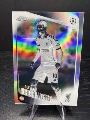 Alexis Mac Allister Negative SP 2025-26 Topps Chrome Uefa Club Competitions