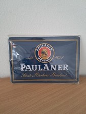 Blechschild PAULANER BIER WEISSBIER WEIZEN 20x30 OVP Retro Deko Bar BRAUEREI 