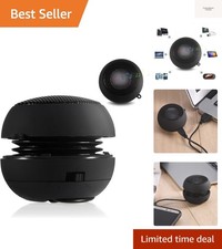 Mini Speaker, Portable Plug in Speaker with 3.5mm Aux Audio Input Built-in 18...