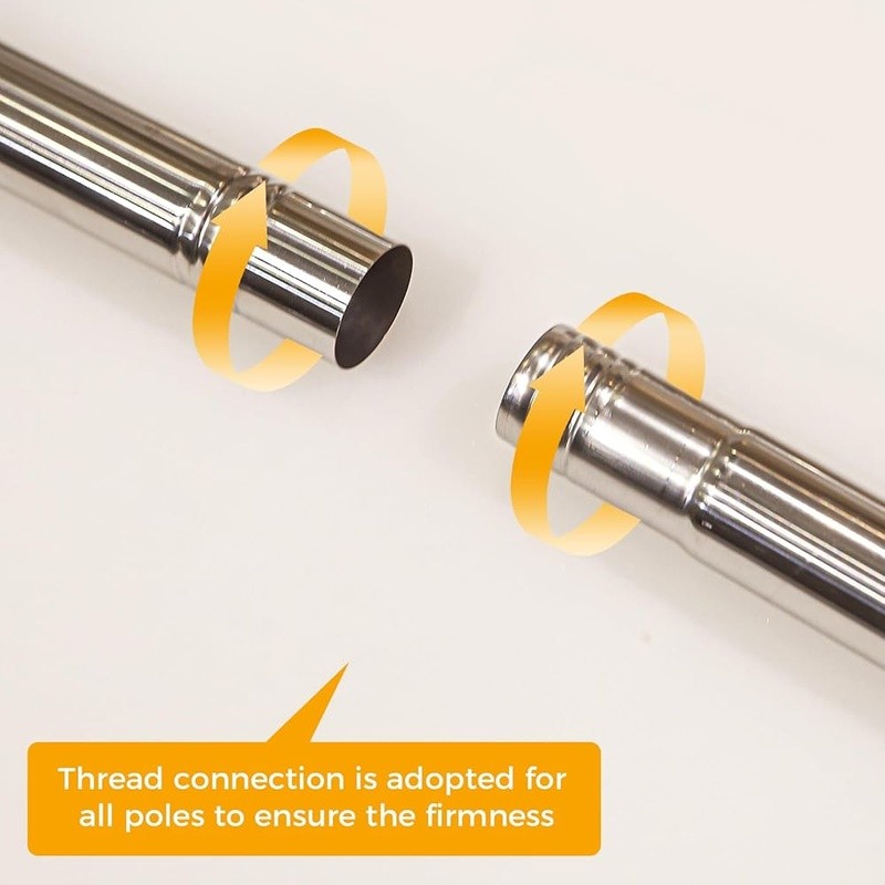 Canopy Bed Frame Post for King Size Premium Stainless Steel Post Poles Sturdy