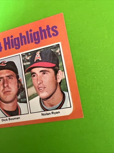 1975 TOPPS #7 NOLAN RYAN “HIGHLIGHTS” - Picture 4 of 16