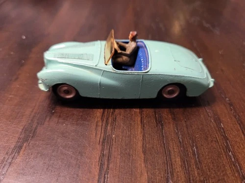 Vintage DINKY SUNBEAM ALPINE Car Diecast Light Green Made in England