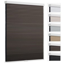 Changshade Cordless Cellular Shades Blackout Room Darkening Black Out Honeycomb
