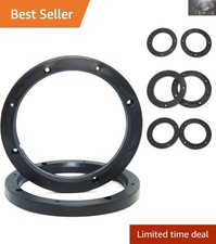 4 Pcs 6.5-Inch ABS Speaker Spacers for Universal Fit in Cars, Trucks, RVs