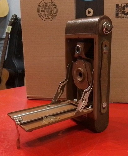 Vintage Kodak Folding Camera No. 2A Rainbow Hawk-Eye Model B Made In USA - Picture 2 of 10