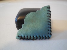 Vintage Leather Corner Bookmark Page