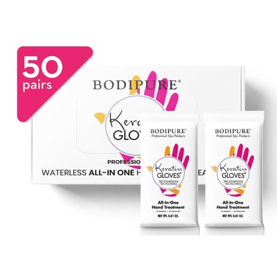 All-In-1 Moisturizing Hand Mask | Keratin & Vitamin E Hand Mask for Dry Crack...