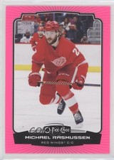 2022-23 O-Pee-Chee Neon Pink 16/75 Michael Rasmussen #385 0c3