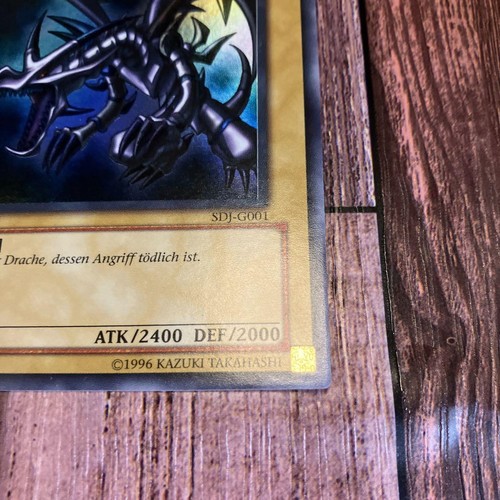 Yu-Gi-Oh! German/EU Red-Eyes Black Dragon Ultra Rare SDJ 1st YUGIOH - Picture 5 of 12