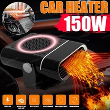 Car Heater Portable Electric Heating Fan Defogger Defroster Demister 12V 150W