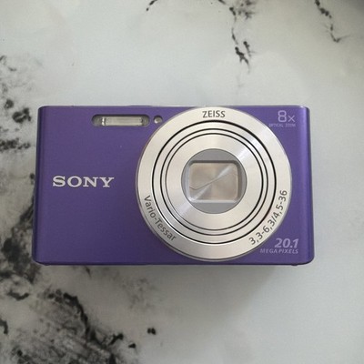 Sony DSC-W830 Cyber-shot Digitalkamera, Violet Lila 20.1 Megapixel inkl. OVP
