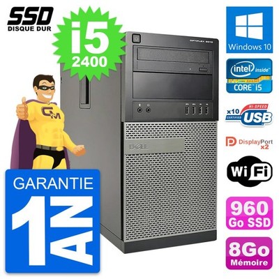 PC Tour Dell OptiPlex 9010 Intel Core I5-2400 RAM 8GB SSD 960GB Windows 10 Wifi