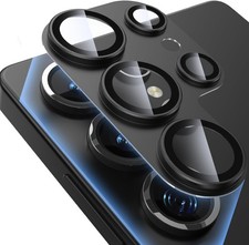 Matte Tempered Glass Camera Lens Protector for Galaxy - Full Coverage Alloy Meta