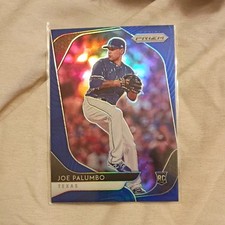 2020 Panini Prizm Blue Prizm Rookie Joe Palumbo #73 Texas Rangers