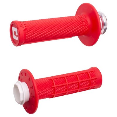 Odi Micro-X Half-Waffle V2 Lock-On Grips Red For GAS GAS MC-E 5 2021-2025