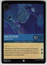 Maleficent - Sinister Visitor Cold Foil Common The First Chapter 150 Lorcana NM