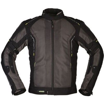 Modeka Khao Air Textiljacke dunkelgrau/schwarz Sommer wasserdicht