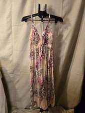 Jaclyn Smith Paisley Maxi Dress Women Medium ...
