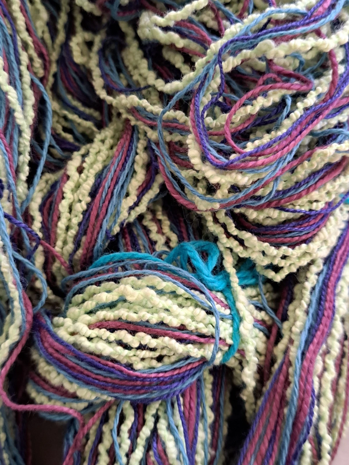 Lot Of 3 Artisinal Handcrafted Yarns Twist Multicolor 16 Oz. Total - product detail image 5
