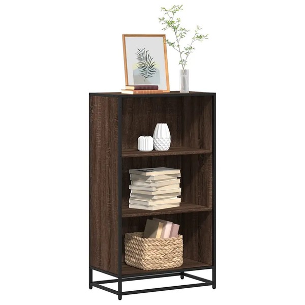 BüCherregal Eichen-Optik Braun 60X35X107,5 Cm Holzwerkstoff Standregal-image