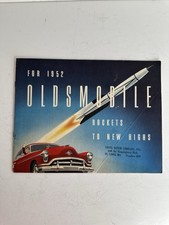 1952 Olds Oldsmobile Sales Brochure Booklet Catalog Original Old 1952 Olds Oldsmobile Sales Brochure Booklet Catalog Original Old