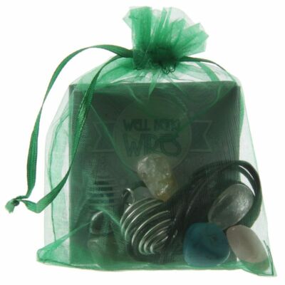 GRÜN MACHEN SIE IHRE EIGENEN EDELSTEIN HALSKETTE SET TOLLES GESCHENK