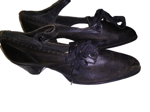 Vintage 1920's Flapper Oxford Shoes by Dern Brothers of Portland Size 5 - Picture 4 of 7
