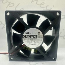 New 1 PCS CROWN Fan AGE08025B24H DC 24V 0.30A 8025 8CM 2 wire cooling fan
