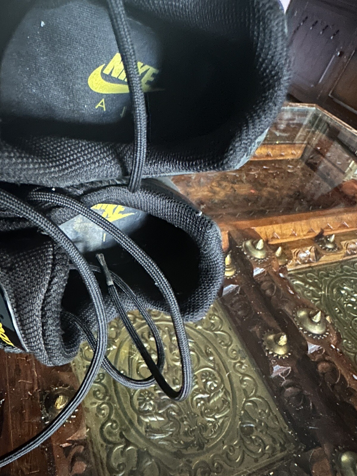 air max 95 ultra black amarillo