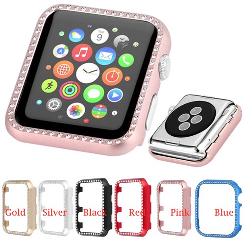 Funda protectora contra parachoques de metal/aluminio a prueba de golpes para Apple iWatch 7 6 5 4 3 - Imagen 16 de 36