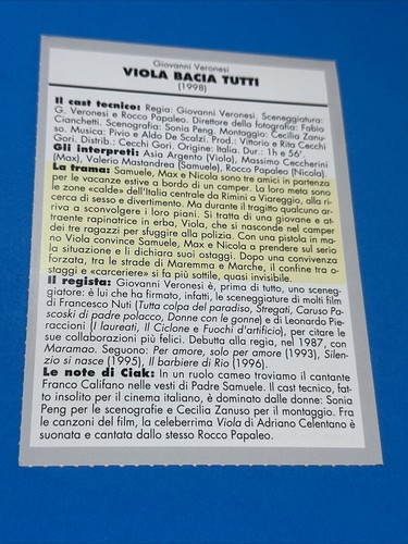 VIOLA BACIA TUTTI - Locandina Poster - Vintage Versione Ufficiale - Foto 2 di 2